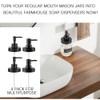 Onsogi Regular Mouth Plastic Mason Jar Soap Dispenser Pumps and