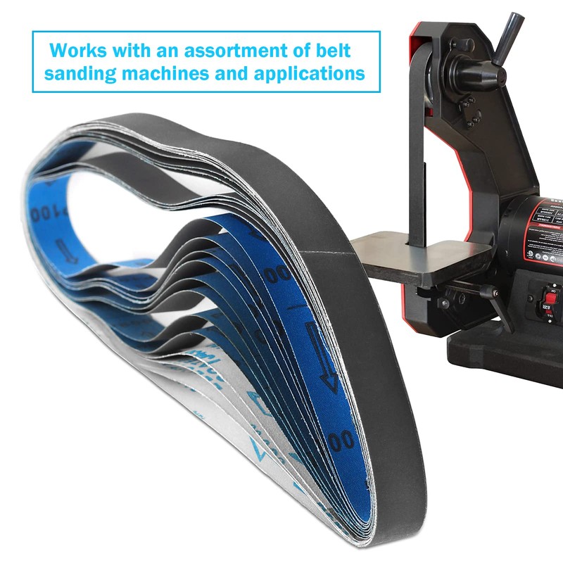 2 x 42 Inch Silicon Carbide Sanding Belts, 2x42 Knife
