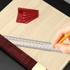 Ieron Angle Finder Tool Red Aluminium Bevel Gauge Protractor For