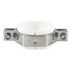 QiiMii 3" Hexagon Tube Hanger Stainless Steel SS304 with Cushion,Adjustable