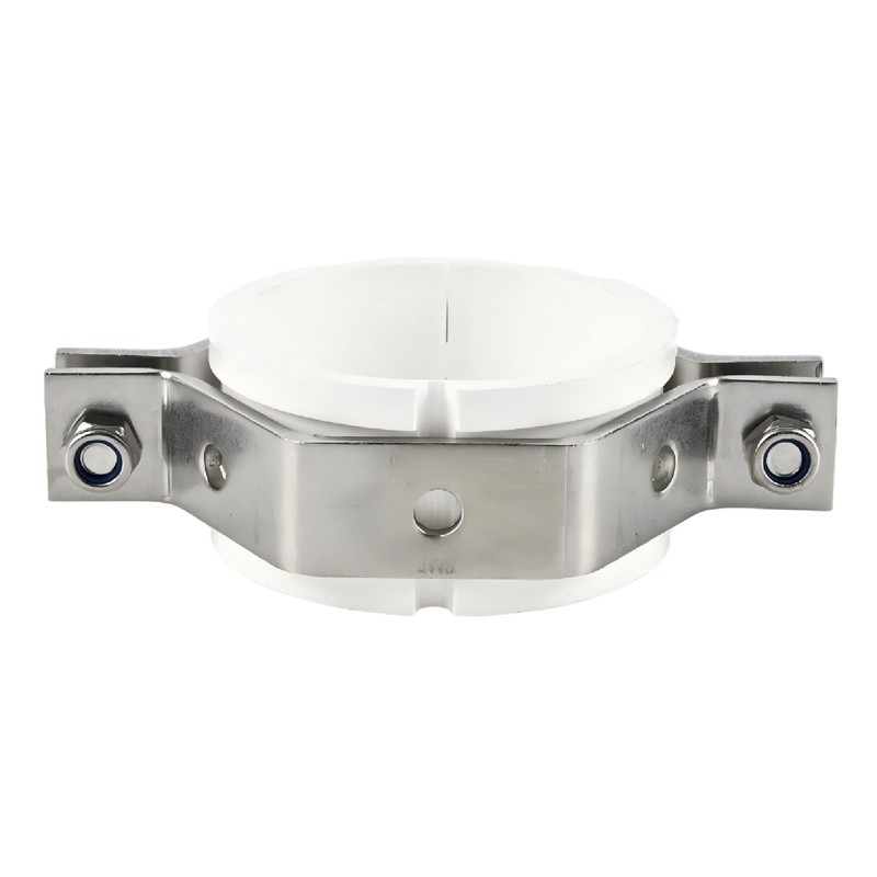 QiiMii 3" Hexagon Tube Hanger Stainless Steel SS304 with Cushion,Adjustable
