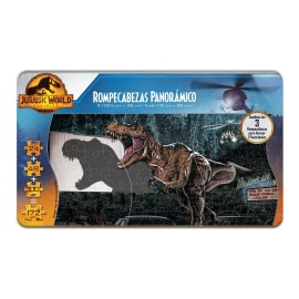 Novelty Rompecabezas Panoramico Jurassic World Dominion 3en1