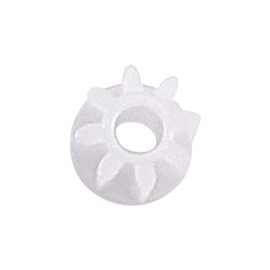 Bettomshin Plastic Gear 082A 0.5 Modulus Pulley Belt Shaft Robot RC Motor Hand DIY Mechanical Parts Kit White 50pcs