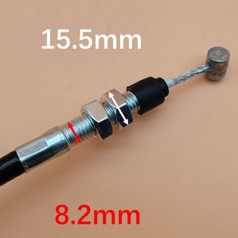 Left Rear Brake Parking Cable Set Compatible with Kawasaki Mule