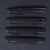 8pcs Smart Exterior Door Handle Cover Trim Carbon Fiber Style