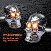 Motorcycle Turn Signals Led Skull Blinkers 10mm Screw Indicator Light