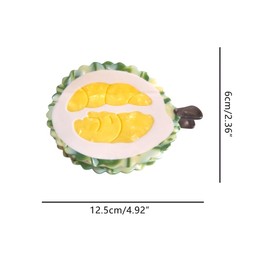 Cute Durian Hair Clip,Acetate Hair Clip,Big Claw Clip for Women,Novelty Hair Claw Clip