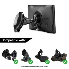 Ramtech 3 Pack Universal GPS Cradle Bracket Clip Mount Compatible with 6-Inch Garmin Drive 60LM 60LMT 61 LM 61 LMT-S, 6 LM EX, DriveSmart 60LMT 61 61LMT-S, 65 & Traffic, 65 with Alexa, 66, CBR