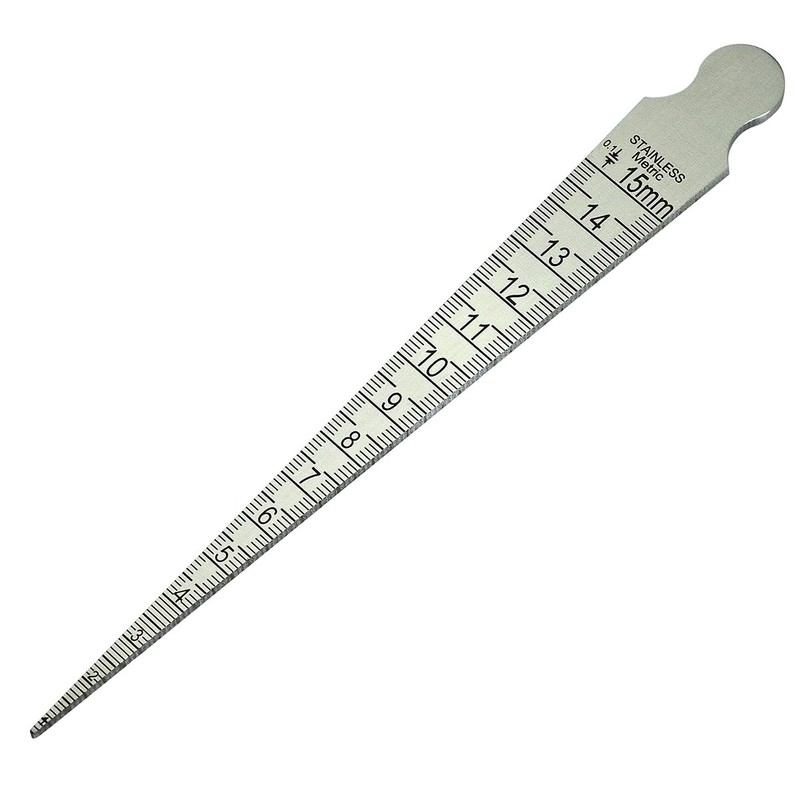 RIVERWELD Taper Welding Gauge Max Range: 5/8" & 15mm Min