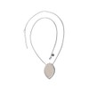 Collezione Alessandro Long Chain with Oval Pendant - Metal