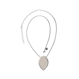 Collezione Alessandro Long Chain with Oval Pendant - Metal