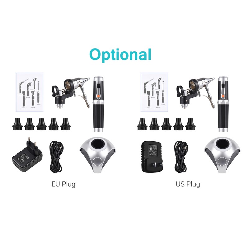 Optical Nasal Speculum 2X Magnification with LED Light 9mm Replaceable