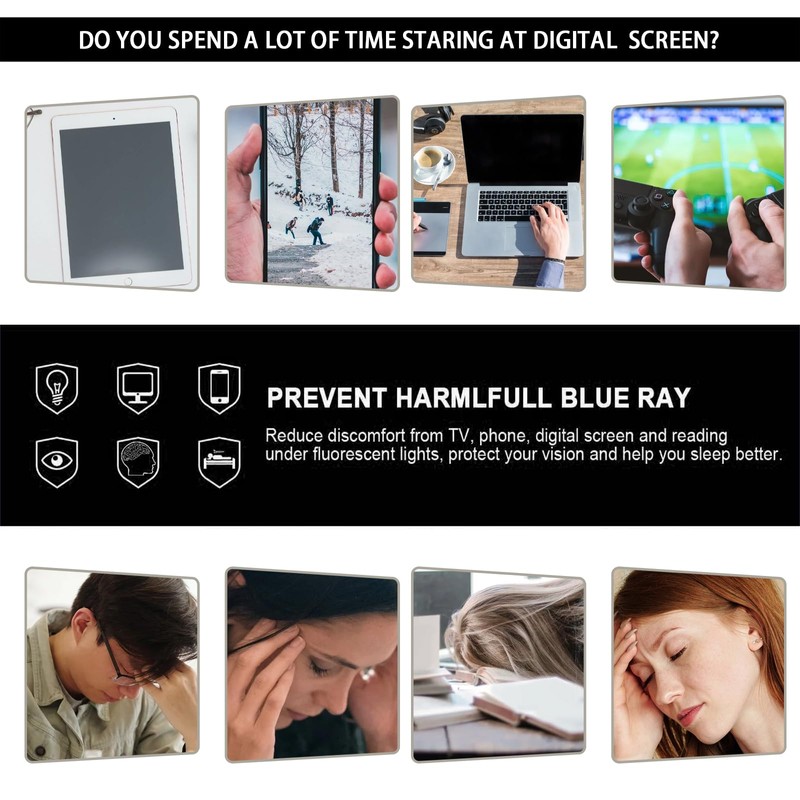 ZOECENT 6 Pack Oprah Style Reading Glasses for Women Blue