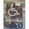 Don-Jo HS-9080-02 DON-JO SIGN, Handicap Accessible Brown With Braille 6x9