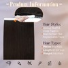 Tape in Weft Hair Extensions, Darkest Brown 18 Inch