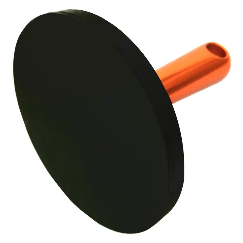 LeBigMag® Neodymium magnet, diameter 8.8 cm, rubberised with aluminium handle,