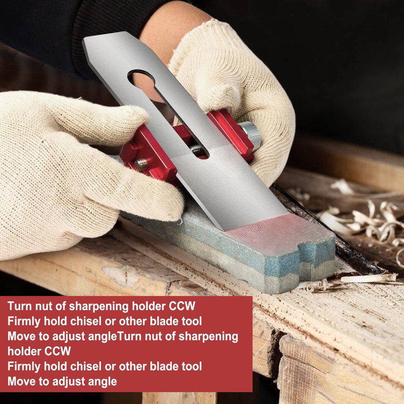 Honing Guide Tool Fixed Angle Woodworking Whetstone Sharpening Holder for