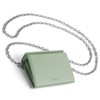 Vulkitty Credit Card Wallet with Chain Strap for Women Minimalist