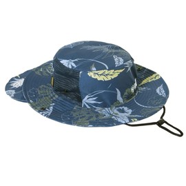 TAVARUA TM1006 Sun Shade, Surf Hat, UPF 50+ Unisex, Wide Brim, UV Protection, Protection Against Rays, BOTANICAL2