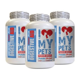 I LOVE MY PETS LLC enzymes for Cats - CAT Digestive AID - Healthy PROBIOTICS - Chews - cat probiotic for Constipation - 180 Treats (3 Bottles)