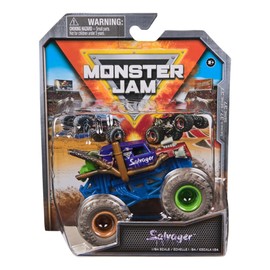 Monster Jam 2024 Series 37 Diecast 1:64 Scale Monster Truck Salvager Wreckless Trucks