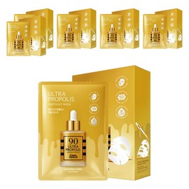 Jaminkyung Ultra Propolis Ampoule Mask 200g, 10 packs, 6 pcs / 자민경 울트라 프로폴리스 앰플 마스크 200g, 10개입, 6개