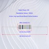 Aopin 100K Ohm Metal Oxide Film Resistor, ±5% Tolerance High-Accuracy