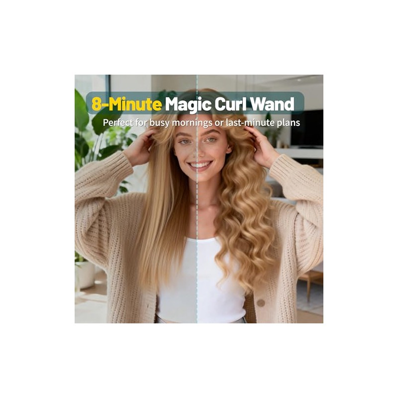InovoCare CurlPro Plus Automatic Curling Iron for Long Hair
