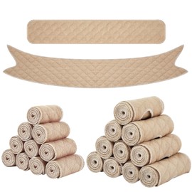 Wesnoy Cotton Tummy Liners and Bra Liners Set for Sweat Rash Skin Folds Plus Size Women Sweating Supplies(Skin Color,M,20 Pack)