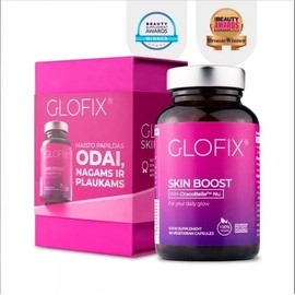 Skin Boost Food SupplementGlofix, Vegan, 60 Capsules