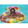 Bestway BW43186 Pool Inflatable Ring Lounger with Headrest, Candy Delight
