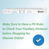 Ezyaid PD Ruler with Instruction Manual - Pupillary Distance Ruler