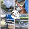 4pcs Hose Adapter for Pump, Pool Hose Adapter Set, Pool