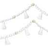 Gartner Studios Style Me Pretty Bead and Tassels Garland, White,