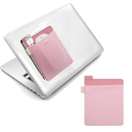 Portable External Hard Drive Carrying Case Sleeve Storage for Laptop, Reusable Adhesive Stick On Holder for Computer Accessories Wireless Mouse/Earphones/USB Cable,Travel Pocket Pouch