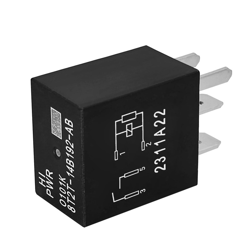 4Pcs 8T2T-14B192-AB Relay - 12VDC 30A 4-Pin Automotive Relay for