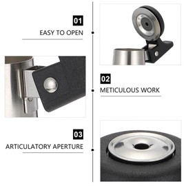 BELOWSYALER Tea Kettle Whistle Nozzle Replacements Stainless Steel Kettle Spout Teakettle Nozzle Water Boiling Kettle Replacement Accessory
