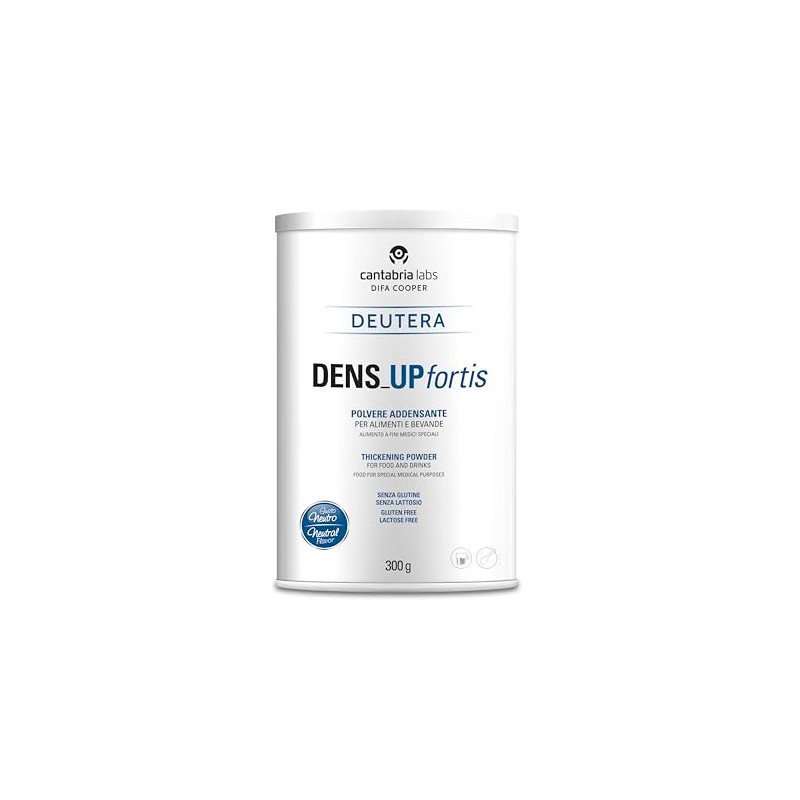 Dens up Fortis, addensante per alimenti e bevande, difagia, 300g