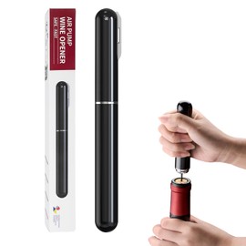 Tire Tappo Pompa Aria 2-In 1 Con Tagliaparelle, Tire Cap,Apri Bottiglia,Apribottiglie A Pressione Aria Per Bottiglie Di Vino Per Casa, Ristorante, Regali Per Gli Amanti Del Vino