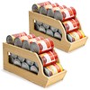 Yumkfoi Bamboo Can Organizers and Storage for Pantry, Soda Can