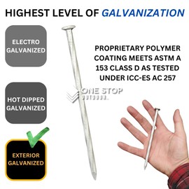 (70-Pack) Premium 6-Inch Turf Nails, Landscape Stakes, Spiral Metal Galvanized Landscape Spikes, Garden Nails for Artificial Turf, Garden Edging, Paver Edging, Timber & More (70)