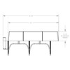 Suncast Interlocking Border Edging - Stone -Like Poly Construction for