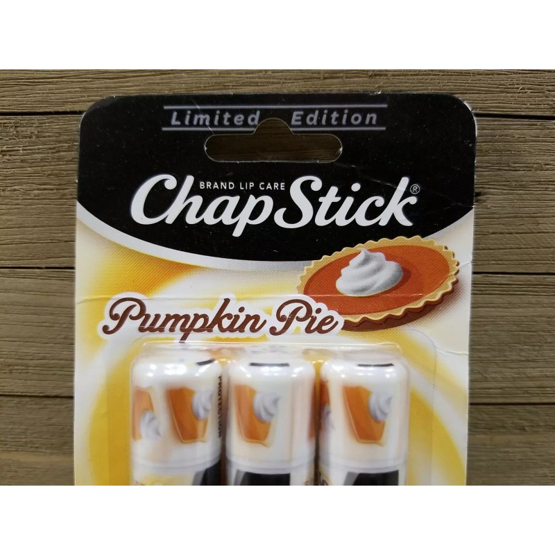 ChapStick 3 ChapStick LIMITED EDITION Pumpkin Pie Lip Balm Chap