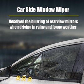 VAINTOD Side Window Wiper Premium All-Seasons Durable Stable And Quiet Rearview Mirror Windshield Wiper Compatible with Toyota All Series Cars (13.8 Inches)