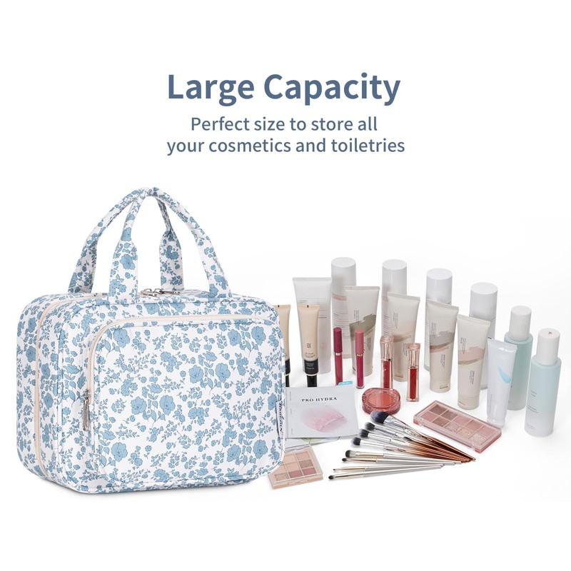 Narwey Large Hanging Travel Toiletry Bag for Women Wash Bag