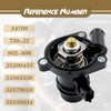 Engine Coolant Thermostat Housing Assembly, Compatible with Chevy Cruze 2011-2015,