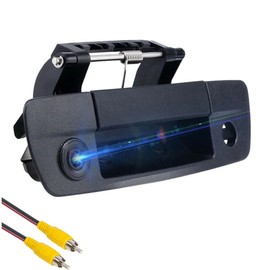 CZSWCH Tailgate Handle Backup Camera for Dodge Ram (2009-2017) HD Rear View Camera Night Vision IP68 Waterproof 170° Wide Viewing (RCA Connect)