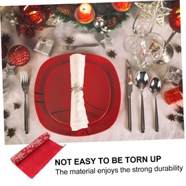 COLLBATH 1pc Christmas Snowflake Tablecloth Xmas Table Flag Desktop Decoration for Home Restaurant Bar Elegant Festive Design Chic Practical Table Decor