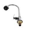 Zinc Alloy Swivel Spout Single Handle Sink Kitchen Faucet Pull
