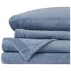 Oakestry 3PC True North Soloft Plush Bed Sheet Set Wrinkle